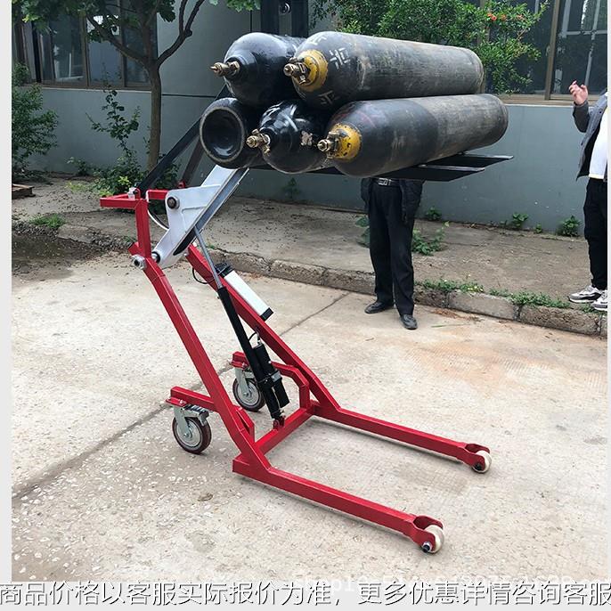 跨境外贸曲臂式装卸车便携电动叉车小型仓库物流搬运车升降车