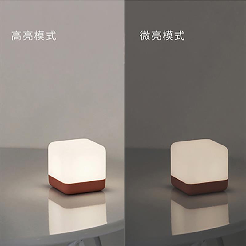 翻转定时关闭小夜灯卧室气氛灯婴儿床头灯哺乳网红睡眠灯充电台灯