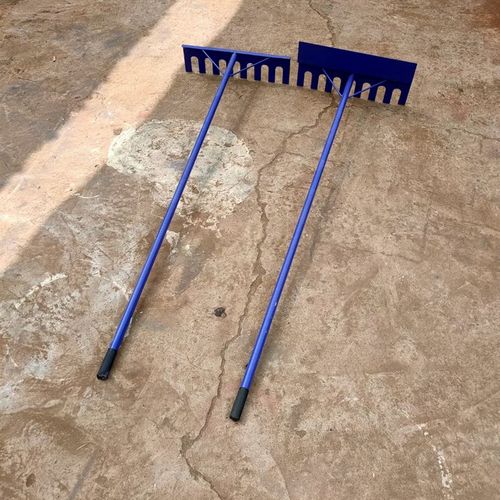 学校运动会田径跳远沙坑平沙器刮板铝合金有齿平砂耙铁制沙板器材