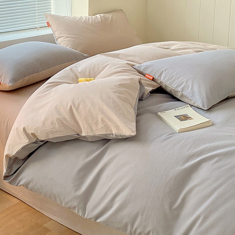 全棉水洗棉被套单件150x200x230被罩单人宿舍学生被单三件套