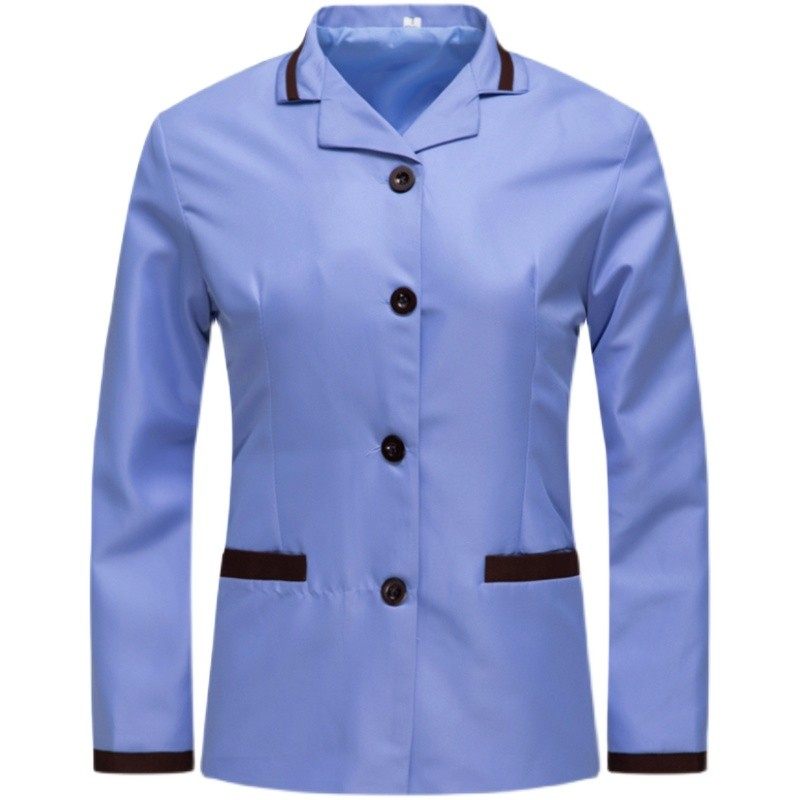 新品酒店物业保洁阿姨工作服女长袖套装秋季保洁员冬季清洁工制服