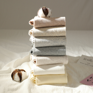 高弹显瘦踩脚驼 袜女外穿薄款 春秋燕麦奶白色打l底裤 木棉平板连裤