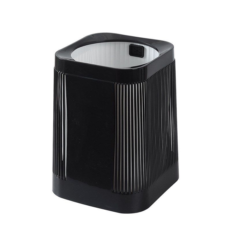 方形免压圈家用大容量客厅卫生间卧室厕所颜值拼色无盖垃圾桶