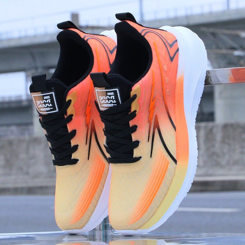 男鞋2025新款夏季跑步鞋透气网鞋男款超轻减震跑鞋潮流运动鞋子男