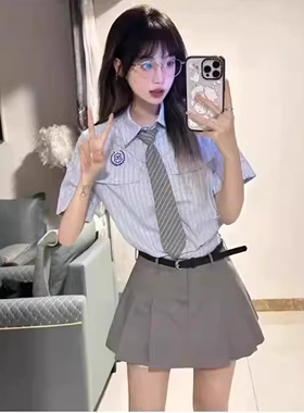 【官方正品】领带女款配饰条纹
