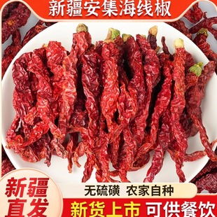 新疆辣皮子正宗安集海特产秦椒皱皮辣椒大盘鸡辣子鸡商用新货
