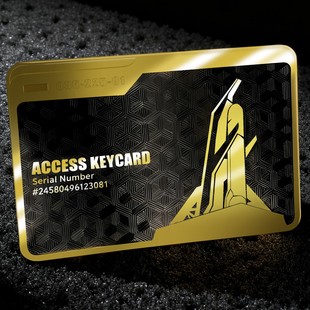 三角洲行动nfc启动卡2025火爆游戏周边同款 金属钥匙卡总裁房卡