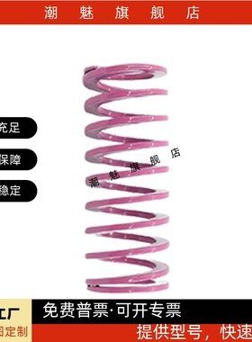 SWC6-10 15 20 30 35 40 45 50~300 浅紫色矩形弹簧螺旋模具弹簧