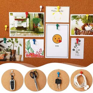 黑白彩色工字钉创意挂钩图钉软木板留言钉子照片墙固定小图钉50只