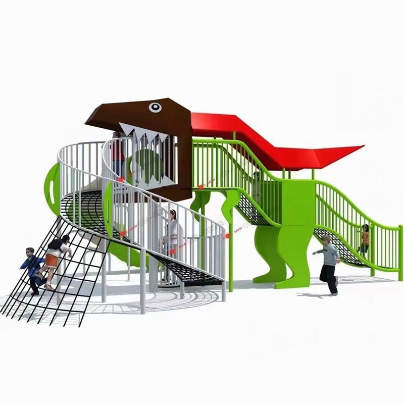 大型室外滑梯广场多功能游乐设备幼儿园户外儿童不锈钢塑料滑滑梯