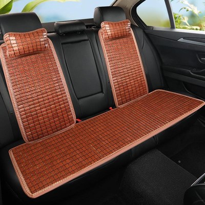 WY竹片多件套小三件套汽车坐垫夏季凉垫竹席座垫内饰用品定制