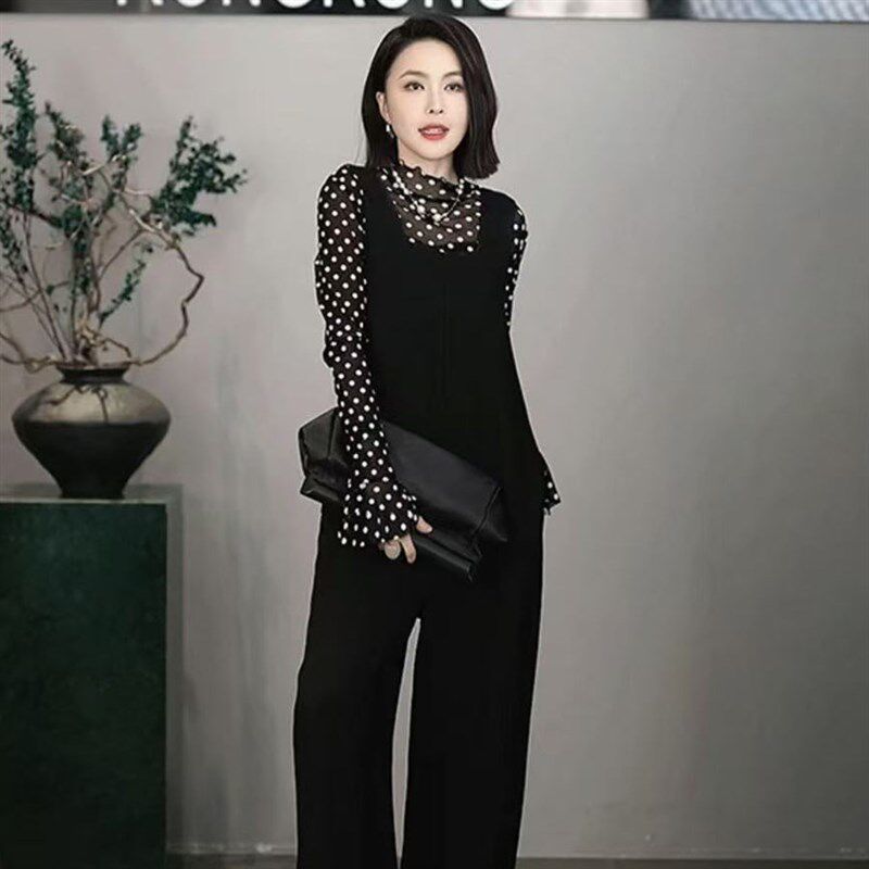 醋酸显高设计感宽松款背带裤夏季新款遮肚K连体裤女宽松百搭连衣