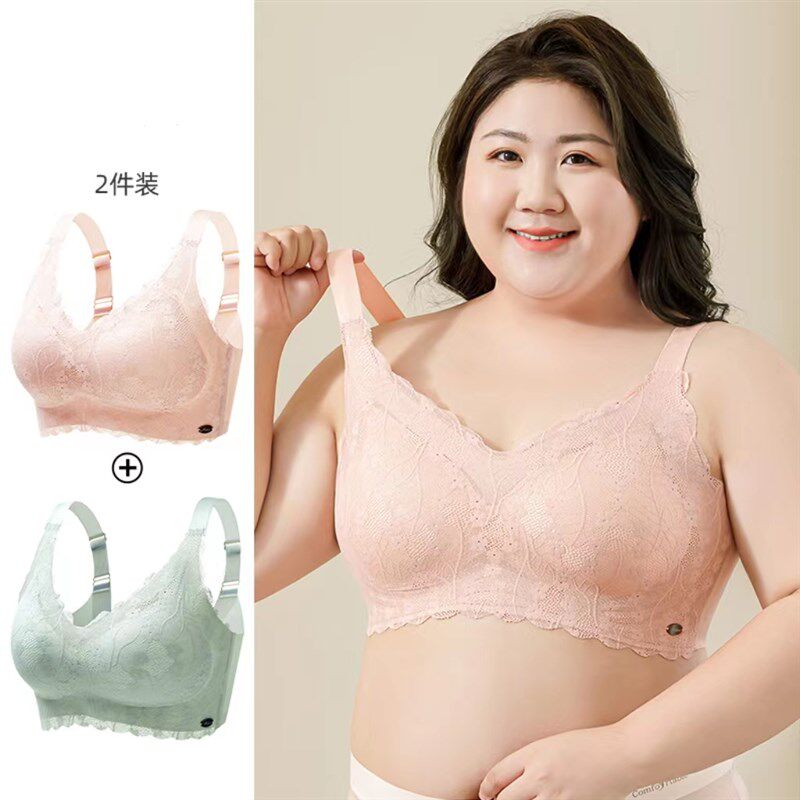 大胸显小内衣女h防下垂全罩杯收副乳聚拢孕妇胖妹妹mm大码文胸罩
