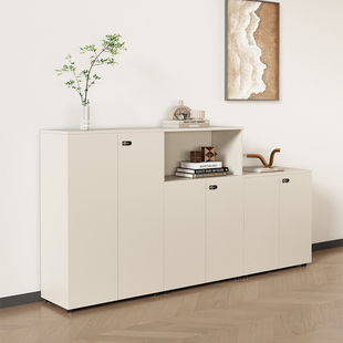 办公室置物柜矮柜储物柜木质隔断文件柜子带密码锁U档案资料办公