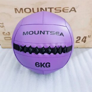 彩色墙球健身软药球重力球实心球平衡训练爆发力耐摔34567810公斤