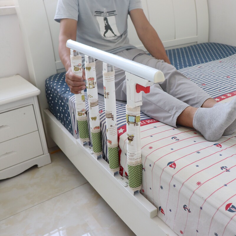儿童床护栏宝宝BB防摔落防掉床围栏大人老年人可折叠X床边栏杆扶