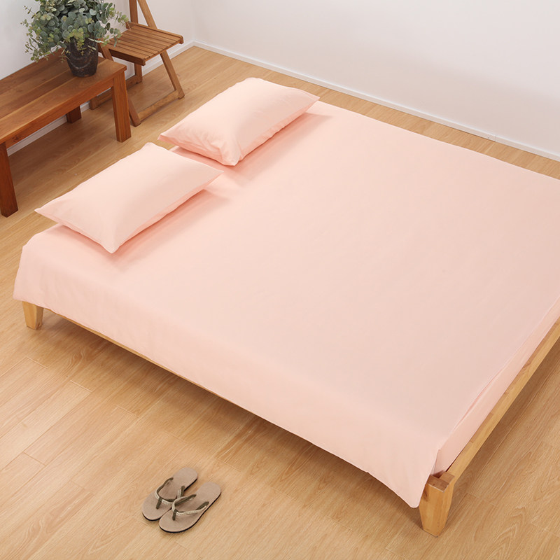 加厚斜纹四件套全棉纯棉夏季定做床上用品套件纯色欧式简约ins风