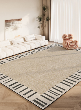 地毯客厅防水可擦免洗防滑地垫高级感家J用沙发茶几免打理耐脏垫