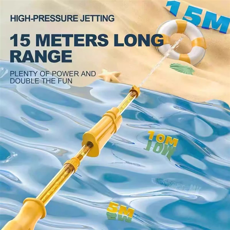 泼水节水枪背包式装备儿童成人水枪呲喷水玩具抽拉式漂流2025新款