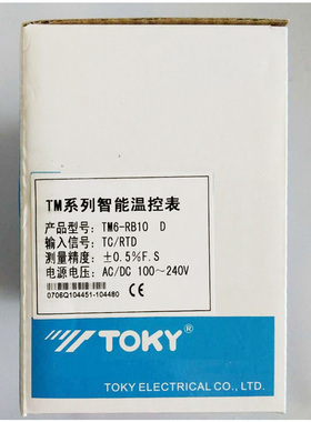 toky东崎PID温控表TM4/6/7-RB10拨码设定电子控温器数显温控仪器