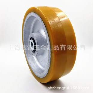 質(zhì)保一年 3噸 6寸8寸10寸12寸304不銹鋼超重型PU萬向腳輪2