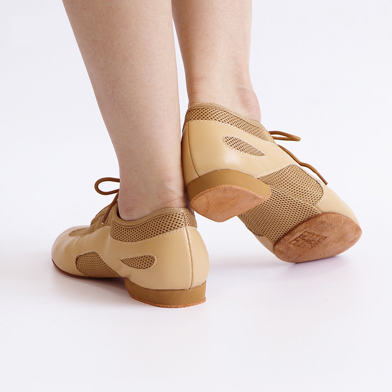 A霸专业拉丁舞鞋软底拉丁教师鞋中跟舞蹈鞋成年跳舞鞋交谊舞女鞋