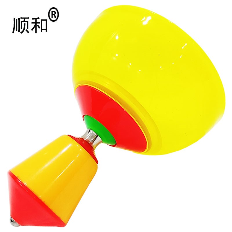 软胶碗128-5轴单头空竹 顺和五轴抖嗡无响防摔 成人练习学生健身