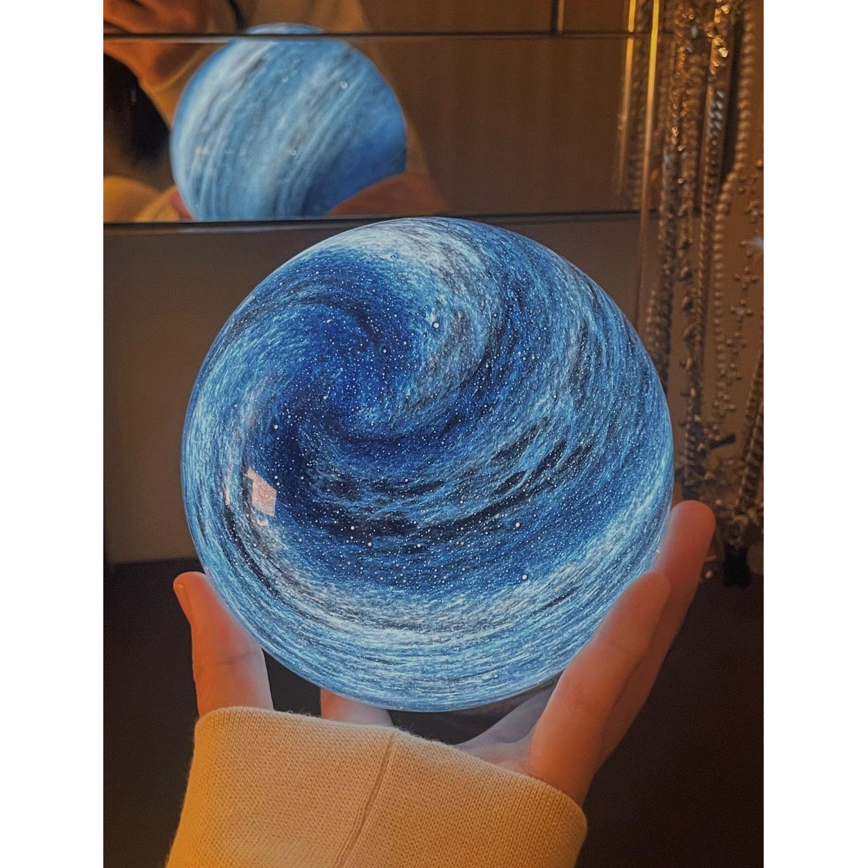 【还在偷偷的等宇宙晚安】星球桌面摆件家居装饰品水晶球玄关摆件