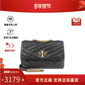 Tory Burch汤丽柏琦女士KIRA羊皮革菱格纹专柜款 肩背包单肩斜挎包