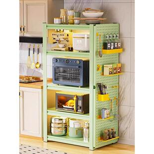 厨房架地板立式多层阳台储物架锅架烤箱微波炉储物架空架子