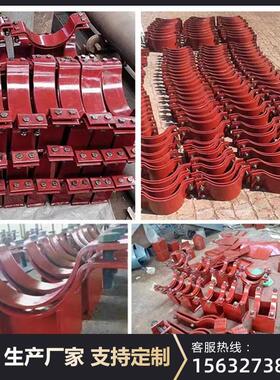 定制DN300丁字托加侧板滑动支座管托支架室外热力管道支座97R412