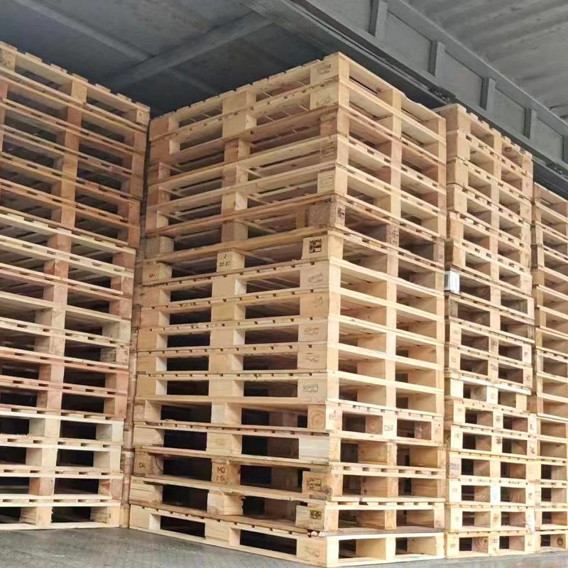物流转实木架托盘仓叉车运输免熏蒸木栈库板仓储货木PRW卡板周厂