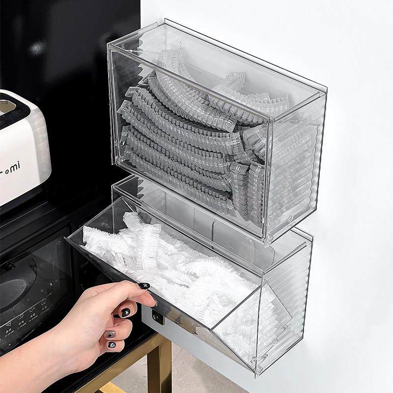 柜内一次性保鲜膜套收纳盒玄关免打孔壁挂鞋套乳胶手套整理置物架,收纳整理,其他收纳盒,淘宝优惠券,粉丝福利购,淘宝优惠卷