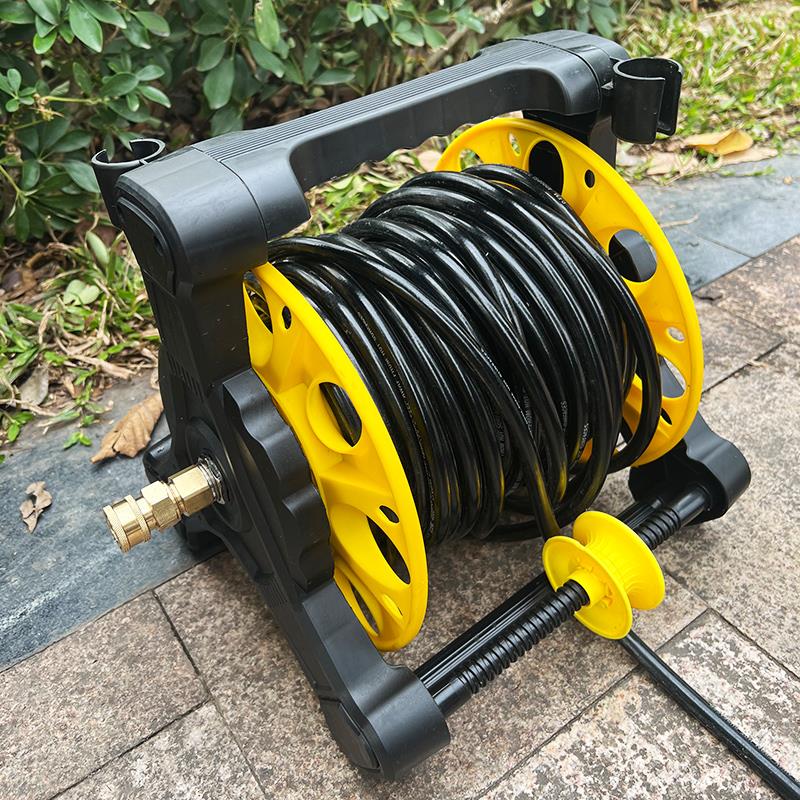 自动排管高压水管收卷器洗车机卷管器钢丝防爆管高压管收纳车架