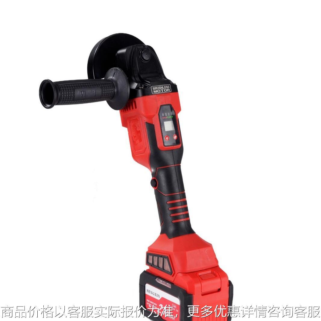 跨境大功率切割机锂电池木工专用磨光机多功能电动无刷角磨机