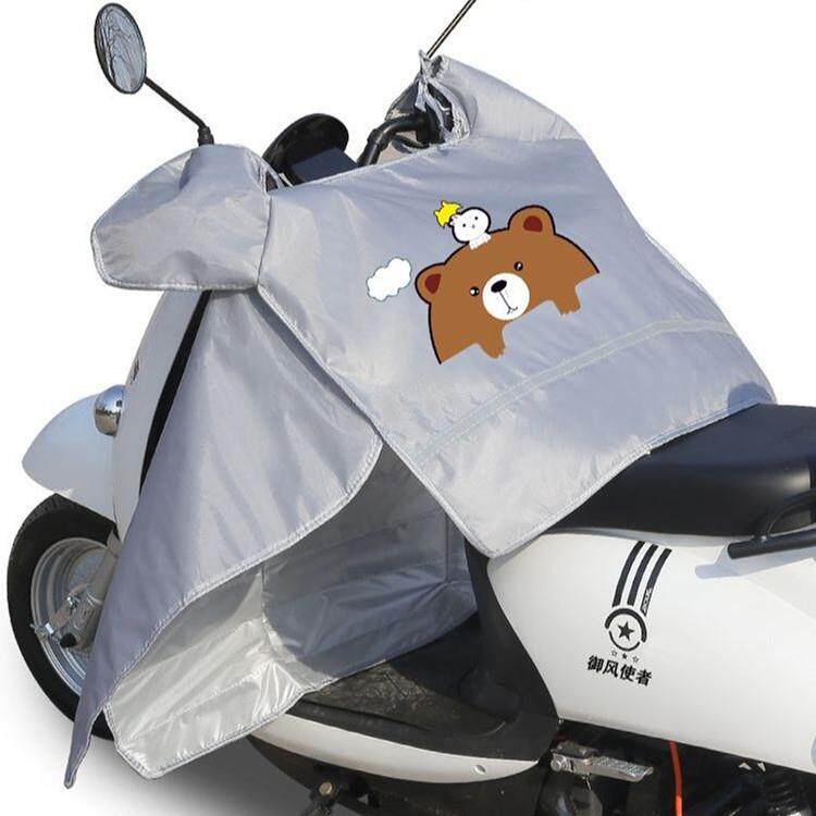 适用于铃木uy125踏板摩托车专用挡风被ue125防晒配件uu夏季防风罩