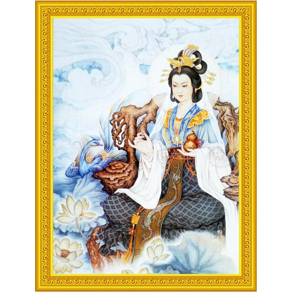 精品新款满绣西王母十字绣套件清晰印花不偏格简单易绣送绣图工具,居家布艺,十字绣套件,淘宝优惠券,粉丝福利购,淘宝优惠卷