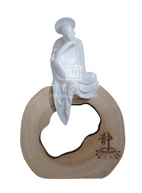 佛人物德化白瓷创意禅家居房间装饰品摆设客厅酒柜摆件摆饰工艺品