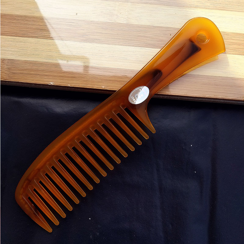 家用加厚嘉美中齿宽齿弯折不易断美发直发女式塑料套装厚牛筋梳子