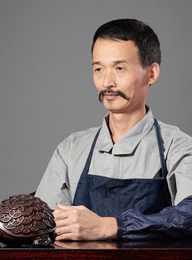 黑檀木雕金钱龟摆件实木乌龟家居客厅玄关装饰工艺品开业乔迁送礼