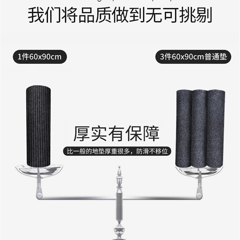 厨房地垫防滑防油可擦免洗门口脚垫吸水垫子防水防脏专用整铺地毯