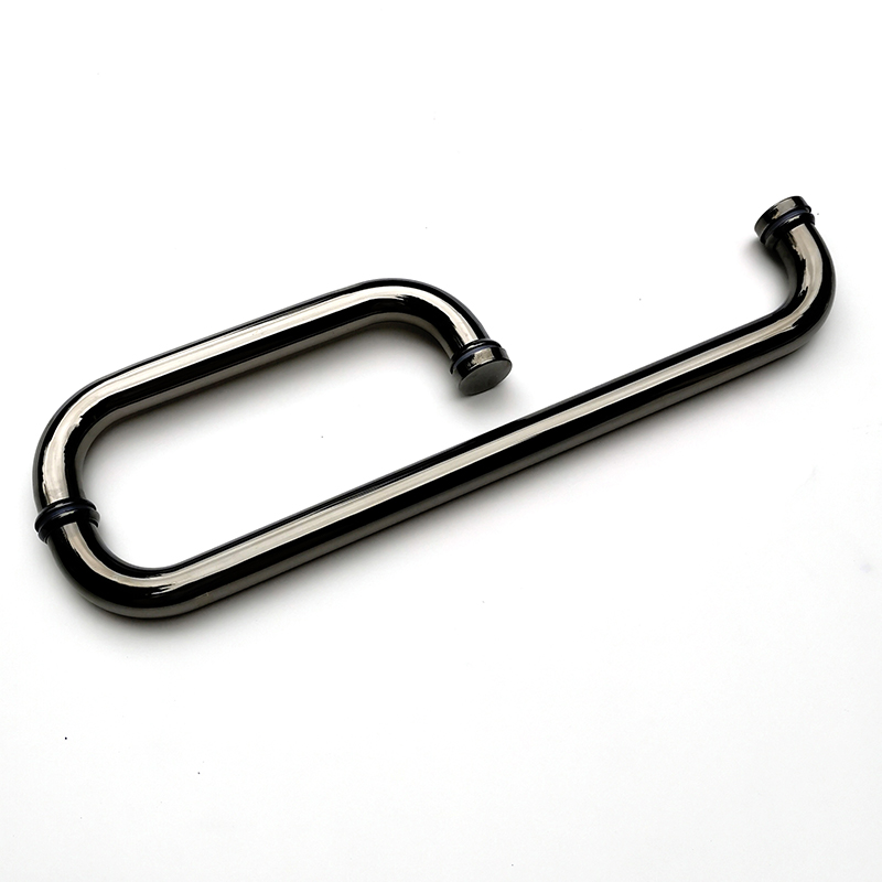 淋浴房浴室门拉手卫生间推拉移门大拉手无框玻璃304不锈钢门把手