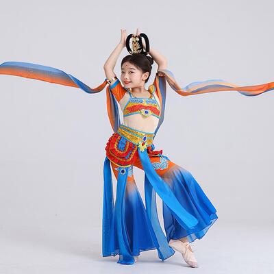 六一敦煌舞蹈服儿童飞天