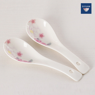 菜盘子家用10只8英寸套装 景德镇陶瓷深盘10个7英寸汤盘圆形餐盘子