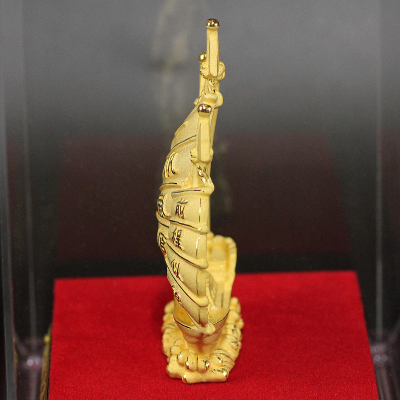 高档招财一帆风顺帆船摆件客厅酒柜办公室桌面装饰送乔迁开业礼品