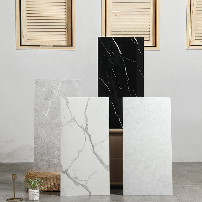 仿瓷砖贴纸铝塑板背景墙装饰防水防潮仿大理石PVC板3d立体壁贴自