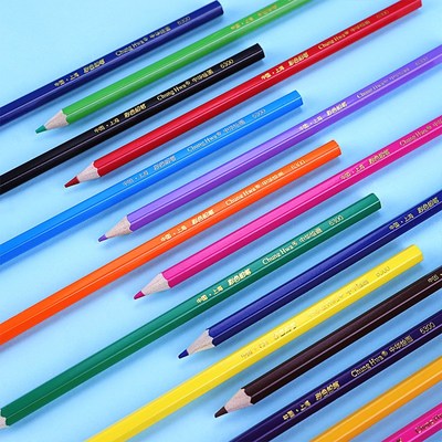 中华彩铅免费刻名字中国风采铅笔水溶性油性专业手绘绘画彩色铅笔