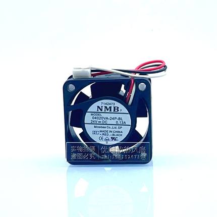 全新NMB 04020VA-24P-BL 4CM 4020 DC24V 0.13A安川变频器7系风扇
