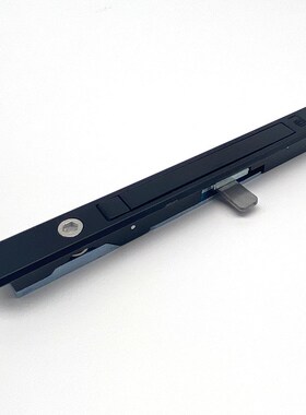 黑色双面钩锁铝合金门窗锁推拉门条形锁纱窗纱门一字锁阳台厨房锁