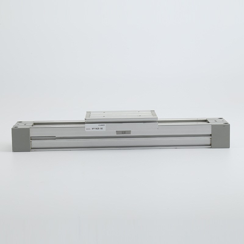 SMC型气缸MY1M无杆气缸不锈钢导轨型大推力机械式可调气动滑台
